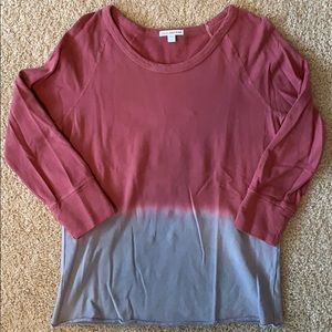 James Perse Dip Dyed Sweatshirt